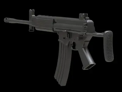 Daewoo K1 Low Poly Low-poly 3D model