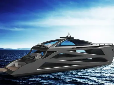 Yacht Concept 3D model