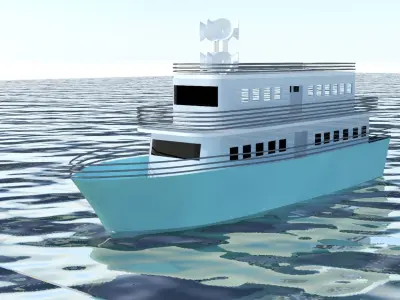Watercraft ship 3D model