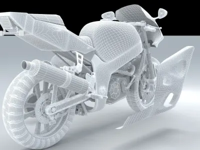 motorcycle 3D model order