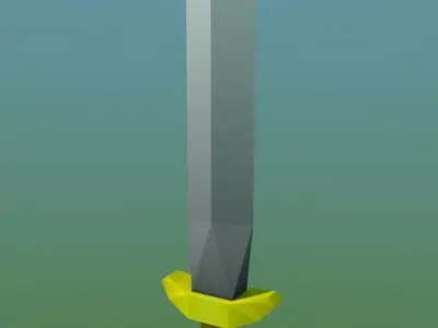 Low poly Sword Free low-poly 3D model buy