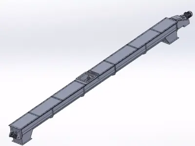 SCREW CONVEYOR 500X10073 3D model