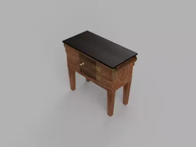 Small Wash Table 3D print model