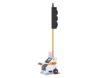 Portable Traffic Light 3D model