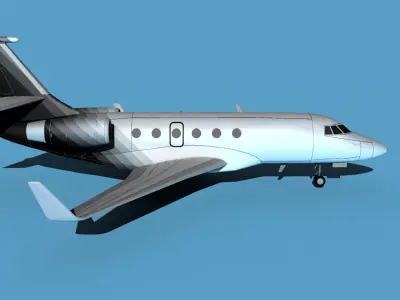 Dassault Falcon 2000 V14 3D model purchase
