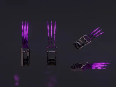 15 Shadow - cursed weapons - medieval - fantasy - magic - VOL 01 Low-poly 3D model