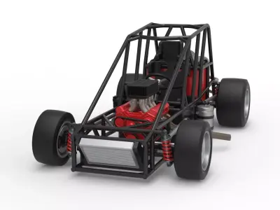Experimental Pavement Silver Crown Car Base Scale 1 to 25 3D print model