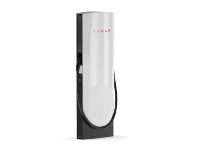Tesla Charger Station V4 3D model