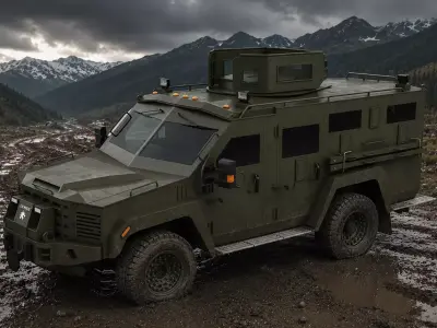 Lenco BearCat G3 Armored Vehicle  3D model
