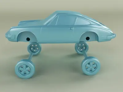 Porsche 911 g-model 3D print model