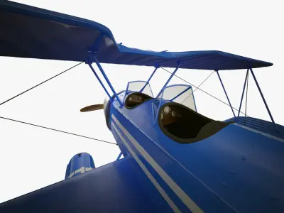 Vintage Seaplane 3D model