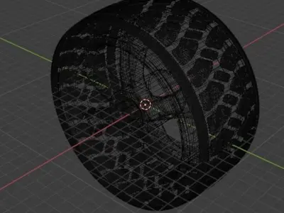 Sport wheel 3D model