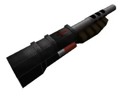 Super Low Poly Shotgun Pack Low-poly 3D model