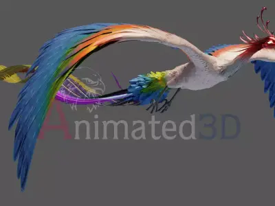Phoenix Ver2 Free low-poly 3D model
