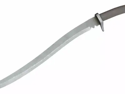 Saber 3 Low-poly 3D model