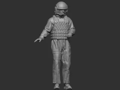 USA  Modern Tankman  3D print model