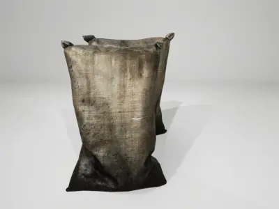 medieval bags UE4 Quality medieval serie Low-poly 3D model