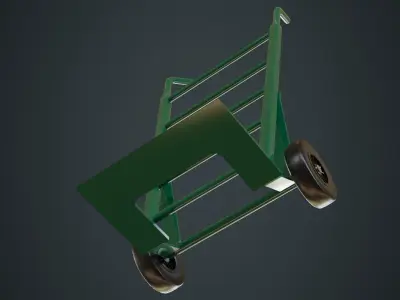 Hand Truck 2 Untextured  3D model