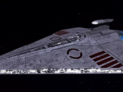 STAR WARS - ACCLAMATOR 2 CLASS ASSAULT SHIP 3D model