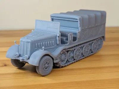 Sd Kfz 9 Zugkraftwagen 18t - FAMO 3D print model