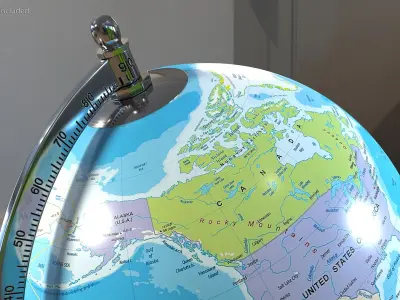 Classic Globe 3D model