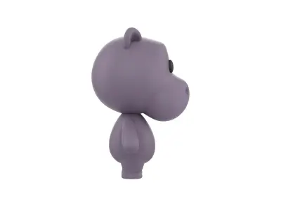 Character021 Hippo 3D model