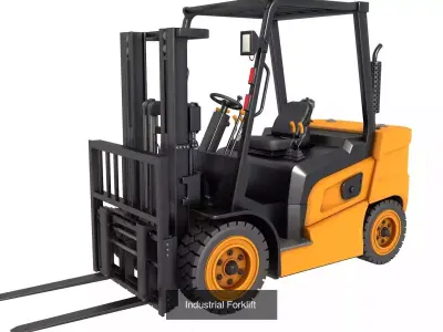 Forklift collection  3D Model Pack