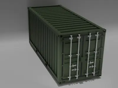 Container 3D model