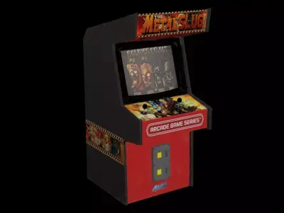 Arcade Metal Slug Damage Low-poly 3D model