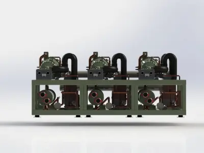 Chiller Unit 3D model purchase