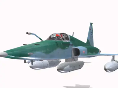 F5 EM TIGER BR Low-poly 3D model