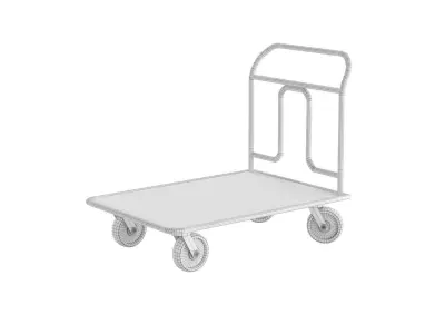 Transport Platform Trolley 3D model