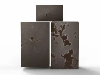 Electric Boxes Low-poly 3D model