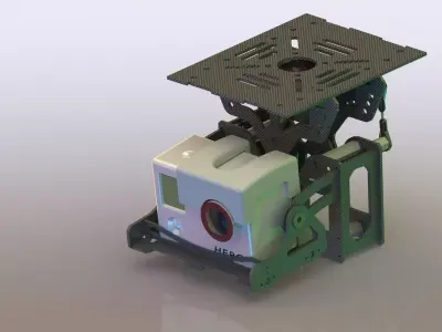 2 Axis GoPro Free 3D model