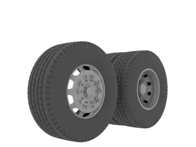 HGV wheels 3D model