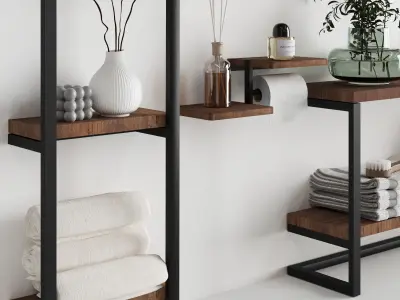 Bathroom Accessories-H02 PRO Royalty free 3D model