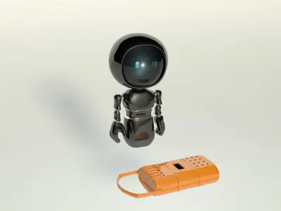 ROBOT-O-44  3D FUTURISTIC ROBOT 3D model