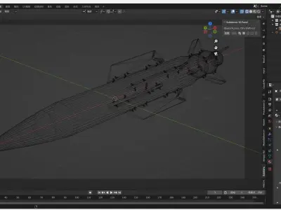 PBR missile 3D model