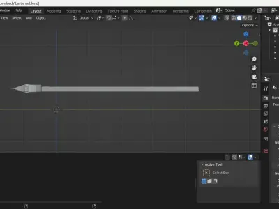 war axe Free low-poly 3D model purchase