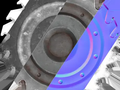 Circular Saw Low-poly 3D model purchase