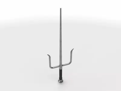 sai weapon 01  3D model