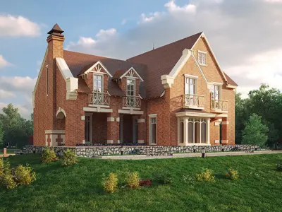 Private house 3D model 11