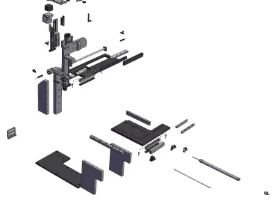 Conveyor assembly machine 3D model