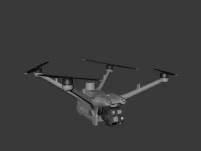 DJI Matrice 4TD High-Poly Drone 3D Model 3D model