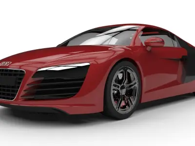 Audi R8 Free 3D model 3