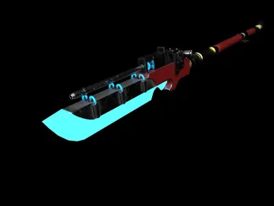 Energy Glave Low-poly 3D model