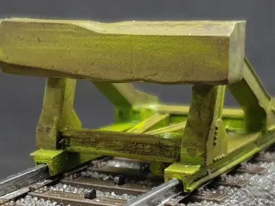 Buffer Stootblok Prallbock 3D print model