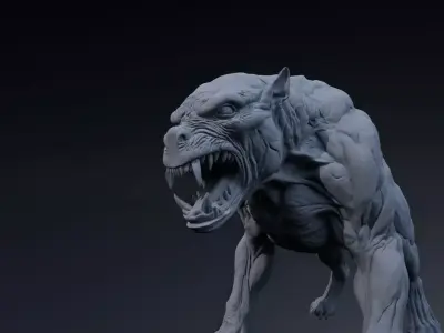 Mutant Dog 3D model
