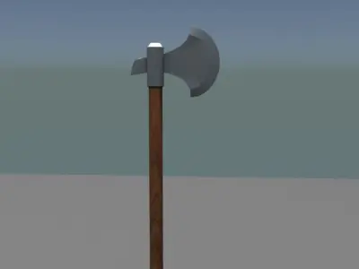 Battle -Axe of Grenadier  Low-poly 3D model