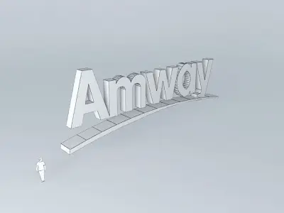 Logo de Amway. Free 3D model